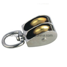 Pulseras de doble aleta de zinc de ojo giratorio Dr-0178z